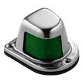 Attwood 1-mile Deck Mount Green Sidelight 12v Stainless Steel Housing 