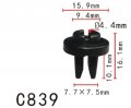 Autobahn88 Wheel Opening Trim Molding Clip Compatible With Honda Oem 90107-s10-003 Pack Of 20