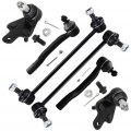 Ocpty New 6-piece Fit For 2013018 Toyota Avalon012-2017 Camry 2 Lower Ball Joint 2 Outer Tie Rod End 2 Sway Bar Link