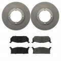 A-partrix Front Disc Brake Pads And Rotors Kit Fits Suzuki Forsa Chevrolet Sprint 1985 1986 1987 