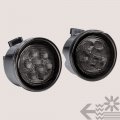 True Mods Led Turn Signal Lights Replacement For Jeep Smoked Lens Amber Color Drl Running Wrangler Jk Unlimited 2007-2018 