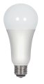 Satco S9373 A21 Led 3-way Frosted 5000k Medium Double Contact Base Light Bulb With 300 Beam Spread 3w 11w 16w 