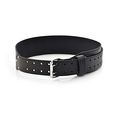 Style N Craft 75437 3 Tapered Work Belt In Black Colored Heavy Top Grain Leather 