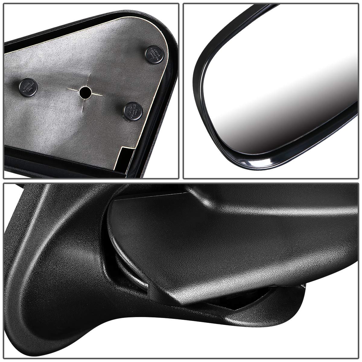 Auto Dynasty Ch1321196 Oe Style Manual Passenger Right Side View Door Mirror For Dodge Ram 1500 Van B2500 99-03