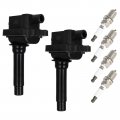 Aintier 2 Ignition Coils Wilth 4 Iridium Spark Plugs For Kia Spectra 0l 2004 1 8l 2000 20 2002 2003 Sephia 1 1998 1999 2001