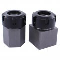 Hex And Square Er-32 Collet Block Spring Chuck Holder Set For Cnc Milling Lathe Engraving Machine 