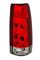 Sppc Red Clear Euro Tail Lights Assembly Set For Chevy Full Size Pair Driver Left And Passenger Right Side Replacement 