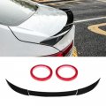 Trunk Spoiler Lip Car Rear Glossy Black Jdm For V-style Wing Exterior Accessory Fits Honda Accord 2018-2020 