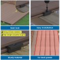 Muzata 500pcs Deck Fasteners Nylon Hidden Fastener Clips Compositeing T With Metal Screws For 250 Sq Ft Of Deck Boards M029