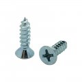 100 Qty 8 X 5 Flat Head Zinc Coated Phillips Wood Screws Bcp7 