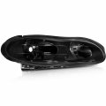 Ocpty Headlight Assembly Pair Replacement For Chevrolet Camaro 1998-2002 Black Housing Clear Lens Driver Passenger Side