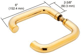 Crl Brass Finish Pth Series Tubular Style Lever Handles