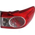 Toyota Corolla Tail Light Assembly 2011 2012 2013 Passenger Side Replacement For To2805111 81550 02580 Halogen Waterproof Rear 