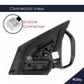 Spieg To1321311 Passenger Side Mirror Replacement For Toyota Rav4 2013-2015 Heated Turn Signal Light Power Folding Paintable