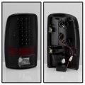 Acanii For 2000-2006 Chevy Suburban 1500 2500 Tahoe Yukon Black Housing Smoked Lens Led Tail Lights Lamps Left Right
