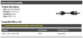 Front Left Driver Side Cv Axle Assembly For 2004-2011 Volvo S40 Fwd 2 5l 5-cylinder Automatic Transmission