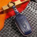Handmade Genuine Leather Car Key Fob Cover Ford F 150 Bronco Mustang Expedition Fit For 2019 To 2026 5 Buttons Case Sleeve 