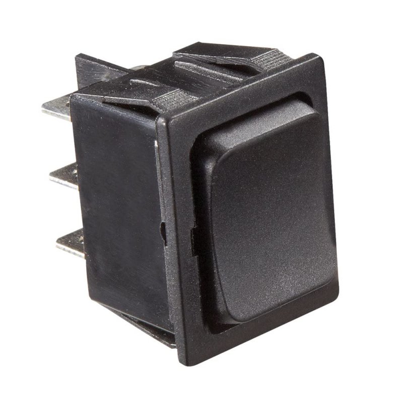 Rv Designer S471 Rocker Switch 5 Amp Momentary On Off Dpdt Black Dc Electrical