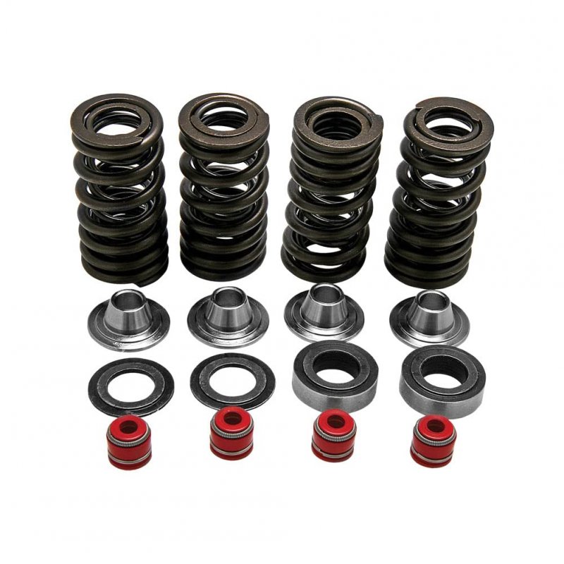 Valve Spring Kit For Suzuki Z400 Quadsport 2003 To 2009 Chrome Silicon Wire With Titanium Collars And Seals Dual Orientation