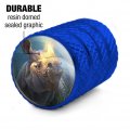 Rhino Glowing Horn Valve Stem Caps For Tire Rim Wheel Aluminum Blue
