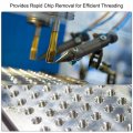 Uxcell Metric Machine Thread Milling Tap M20 X 1 5 H2 Titanium Coated Ti-coated High Speed Steel 4 Straight Flutes Screw