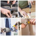 Tehaux 3pcs Screwdriver Magnet Drive Bits Catcher Auger Drills Holder Ring Magnetizer Bit Bit Plastic Head Magnetizatioux 3pcs