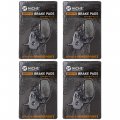 Niche Brake Pad Set For Kawasaki Klr650 Kl650 43082-1078 Front Semi-metallic 4 Pack
