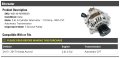 Alternator 110 Amp With 7-groove Pulley For 2013-2017 Honda Accord 2 4l 4-cylinder With Cvt Automatic Transmission