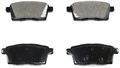 Bp1259ms Rear Semi-metallic Brake Pad For Trucks Precision Cut Backing Plates And Noise Reducing Shims 