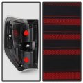 Acanii For 2009-2014 Ford F150 Pickup Truck Svt Raptor Harley-davidson Style Tail Light Rear Brake Lamp Passenger Side