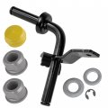 Caltric Right Steering Spindle Bushing Kit Compatible With John Deere X105 X110 X115r X120 X125 X130r