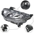 Headlight Assembly Driver Side Chrome Projector Replacement For C-ivic 2016 2017 2018 Halogen