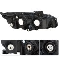 Headlight Assembly Driver Side Chrome Projector Replacement For C-ivic 2016 2017 2018 Halogen