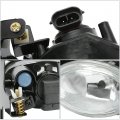 Ecotric Fog Lights Compatible With 2006-2008 Honda Civic 2dr Coupe Driving Lamps W Switch Bulbs Harness Kit Clear Lens Pair
