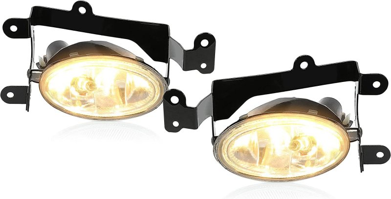 Fog Lights For 2006-2008 Honda Civic 2dr Coupe Driving Lamps W Switch Bulbs Harness Kit Clear Lens Pair