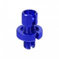 X Autohaux 6 Pcs M10 Brake Clutch Cable Line Adjuster Screw Adjusting Bolt With Slotted For Motorcycle Bike Scooter Aluminum