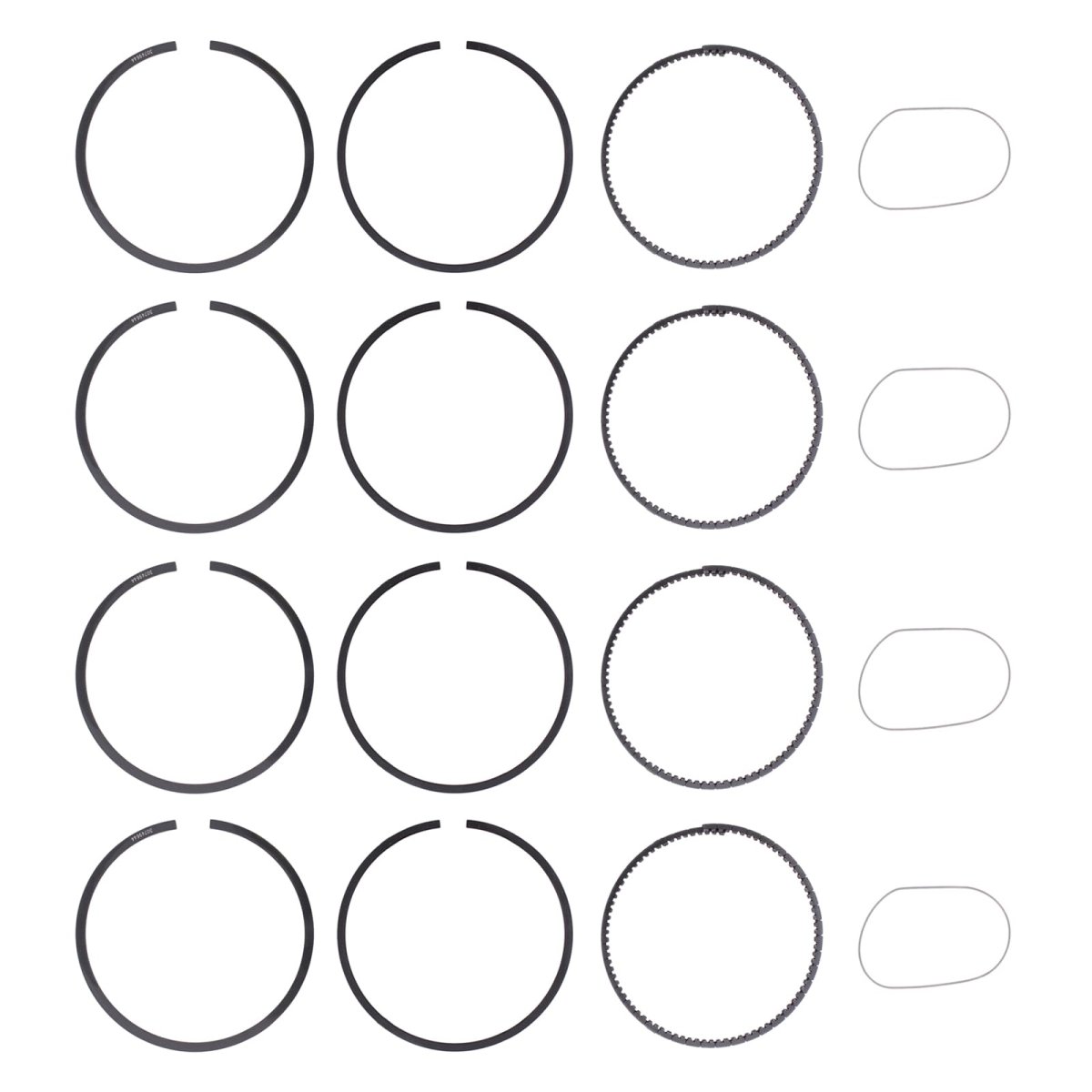 Pack Of 4 Piston Rings For Mini Cooper R55 R56 R57 R58 R60 Bmw 1 Series F20 F21 And 3 F30 F31 Part Number 11257566479 Engine