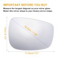 Heated Side Mirror Glass Replacement With Backing Plate For Mazda Cx 3 2016 2020 And 5 2015 Pair Left Right 7 28 In Diagonal