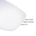 Heated Side Mirror Glass Replacement With Backing Plate For Mazda Cx 3 2016 2020 And 5 2015 Pair Left Right 7 28 In Diagonal