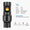 Glofe 7443 Led Bulbs T20 Switchback Light 1300 Lumens W21 5w 3030 Smd Chips Bulb White And Amber Dual Color For Car Drl Turn