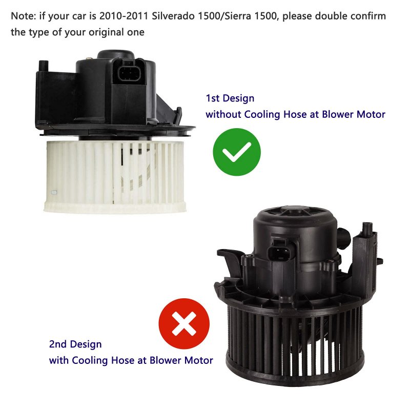 Front Ac Heater Blower Motor For Chevrolet Silverado 1500 Gmc Sierra Buick Enclave Saturn Outlook Without Automatic Temperature
