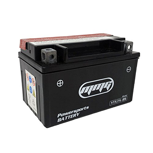 Mmg Ytx7a-bs 12v Maintenance Free Battery Atv All Terrain Vehicle
