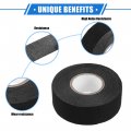 Vekauto 2 Pcs Muffler Tape 1 Inch X 50 Ft Self Adhesive Exhaust Wrap Universal For Automobile Electrical Harness Noise