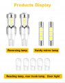 Kungkic For 2021 2022 2023 Toyota 86 Subaru Brz Led Interior Light Kit 6000k Dome Cargo Door Vanity Mirrors Accessories White
