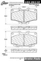 Centric 106 06110 Isc Brake Pad Posi-quiet Extended Wear W Shims And Hrdwr Front 