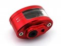 Red Motorcycle Reservoir Cnc Billet Racing Front Rear Master Cylinder Fluid Oil Brake Tank Cup Part Transparent For Hyosung