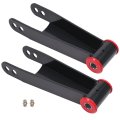 Jdmspeed New Rear Drop Shackles 3 Replacement For Gmc Sierra Chevy Silverado 2500hd 3500hd 2001-2010