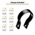 Scosche M21006-185 Baseclamp Adjustable Whip Flag Mount Base With 1 85a Tube Clamp For Atv S Utv S And Side X Sides Black