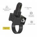 Scosche M21006-185 Baseclamp Adjustable Whip Flag Mount Base With 1 85a Tube Clamp For Atv S Utv S And Side X Sides Black