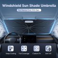 Windshield Sun Shade Umbrella For 2022 2023 2024 2025 2026 Honda Civic Ice Crystal Material Carshade 100 Percent Sun Blocking